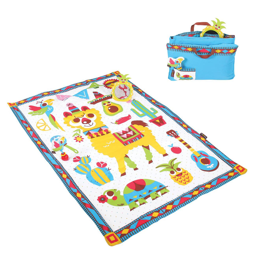 Tapis d'activités fiesta playmat to bag multicolor