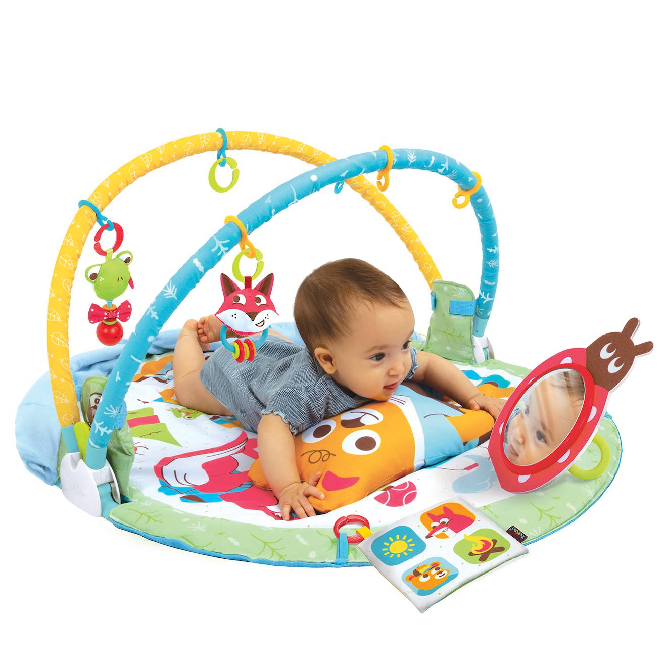 Tapis d'activités play ‘n' nap gymotion multicolor