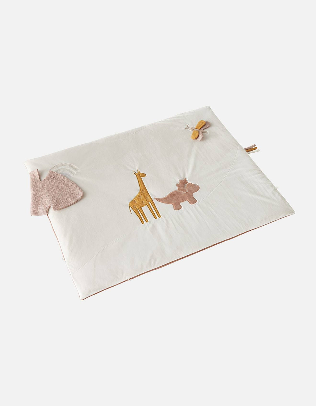 Tapis d'activités popsie en mousseline blanc