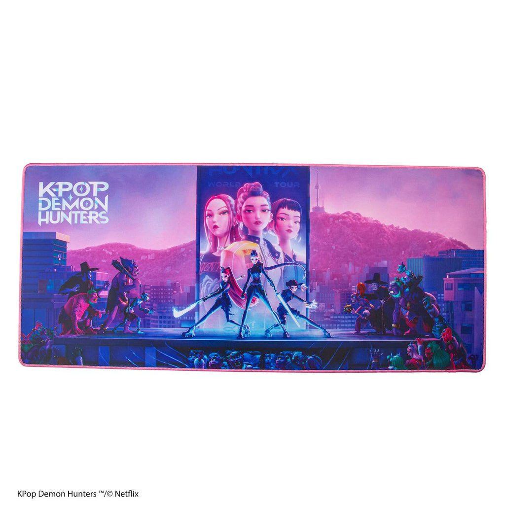 Tapis de Bureau Takedown - KPop Demon Hunters Violet