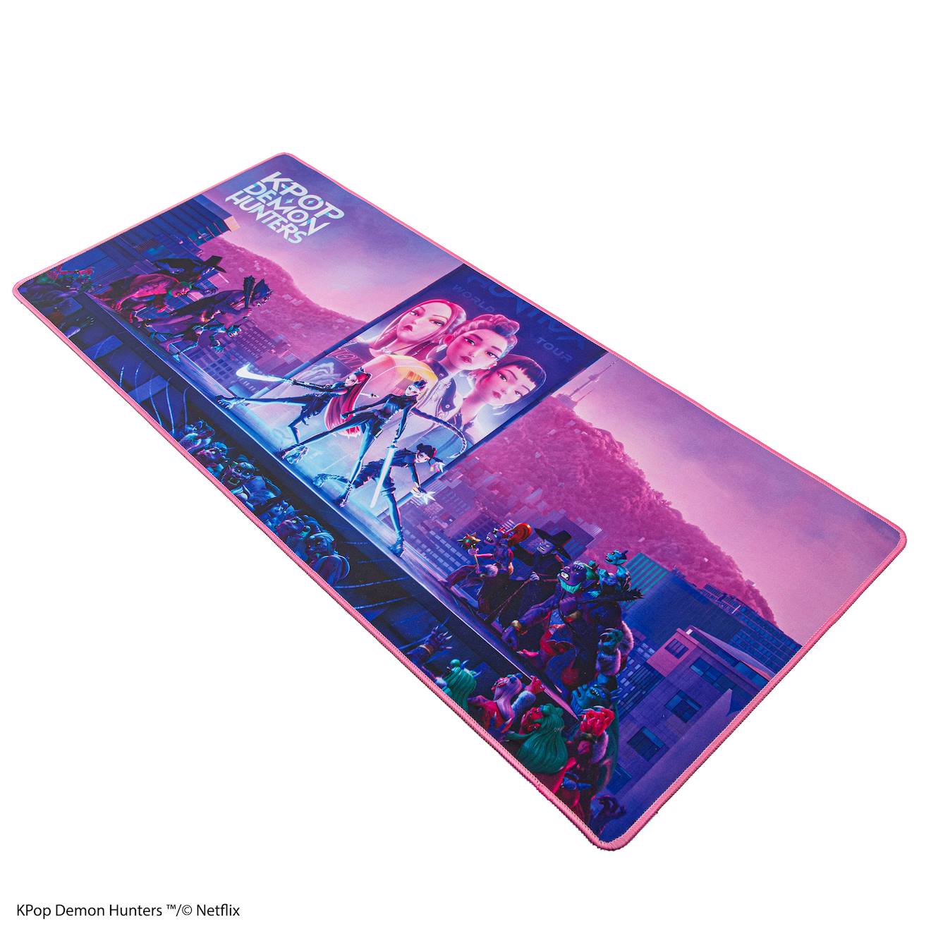 Tapis de Bureau Takedown - KPop Demon Hunters Violet