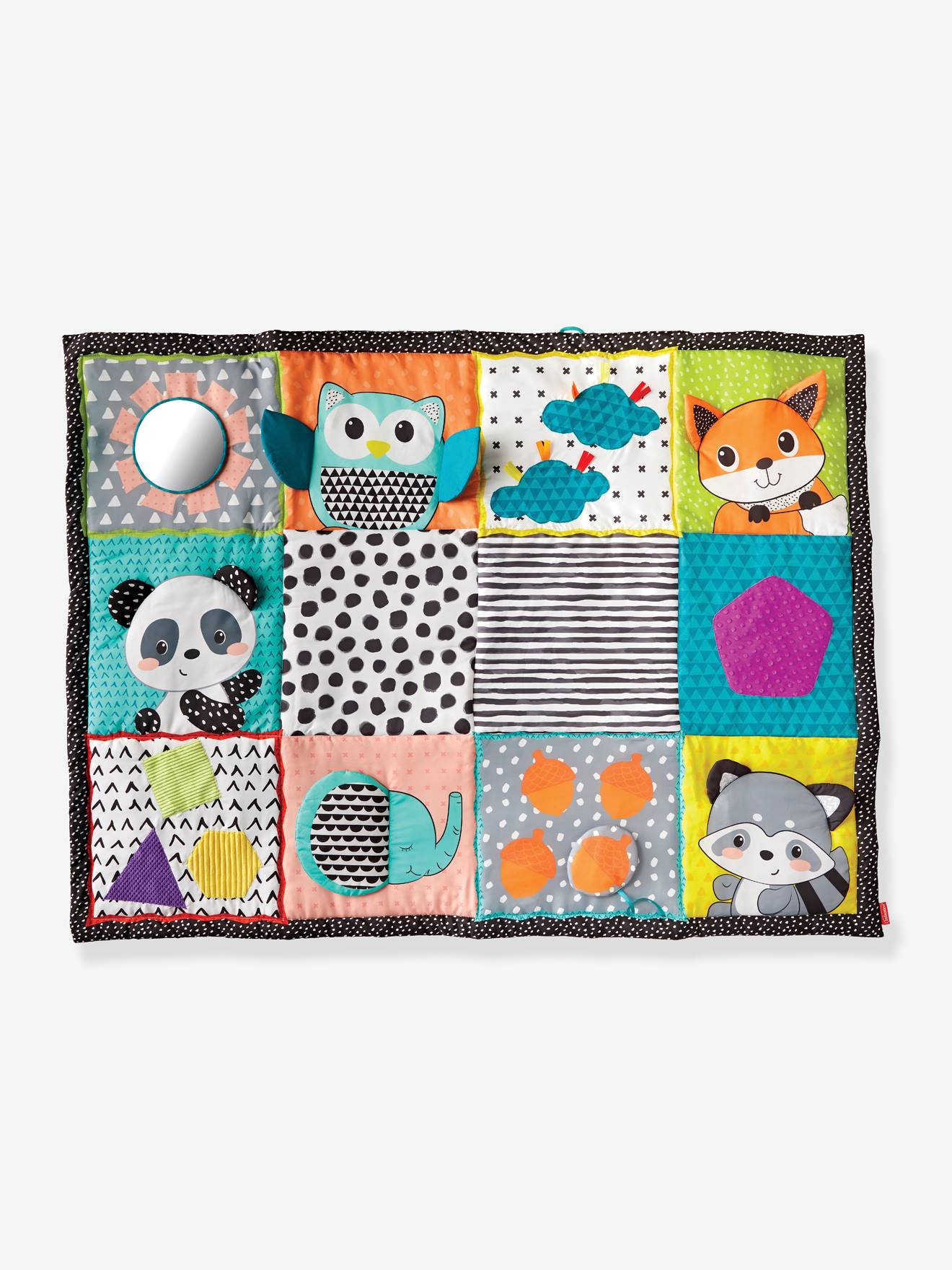 Tapis de jeu multi activités sensoriel géant infantino vert