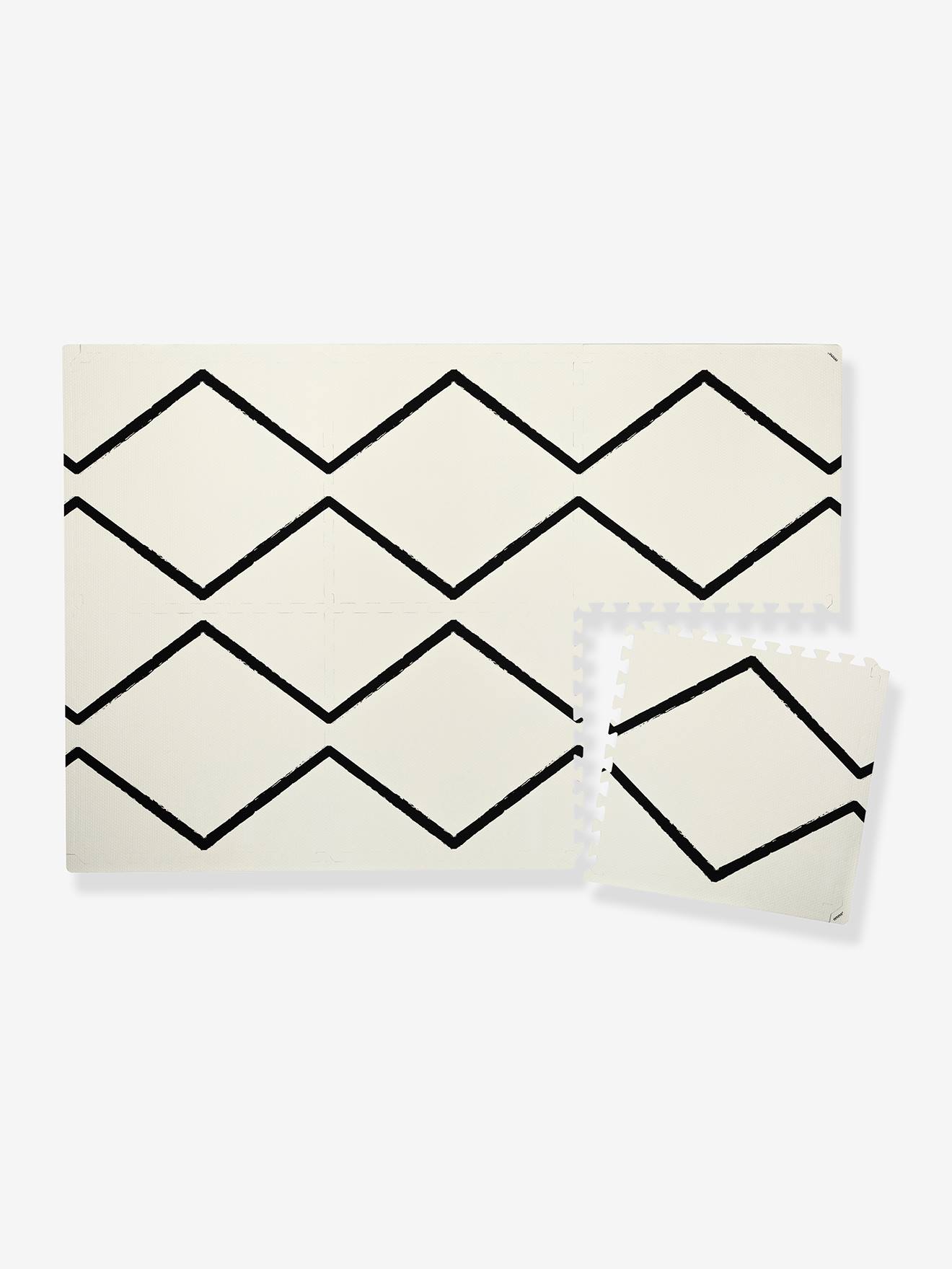 Tapis de jeu puzzle écru