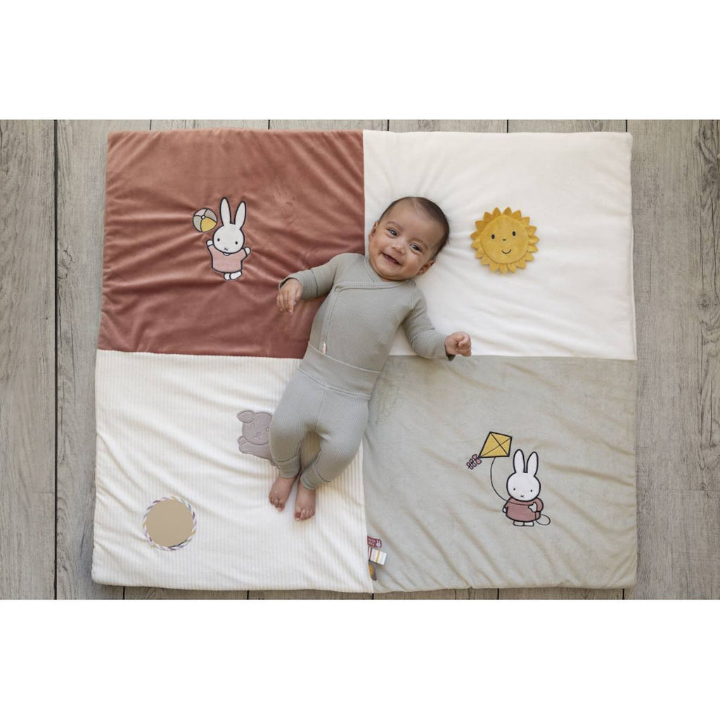 Tapis de jeux pour parc - fluffy rose