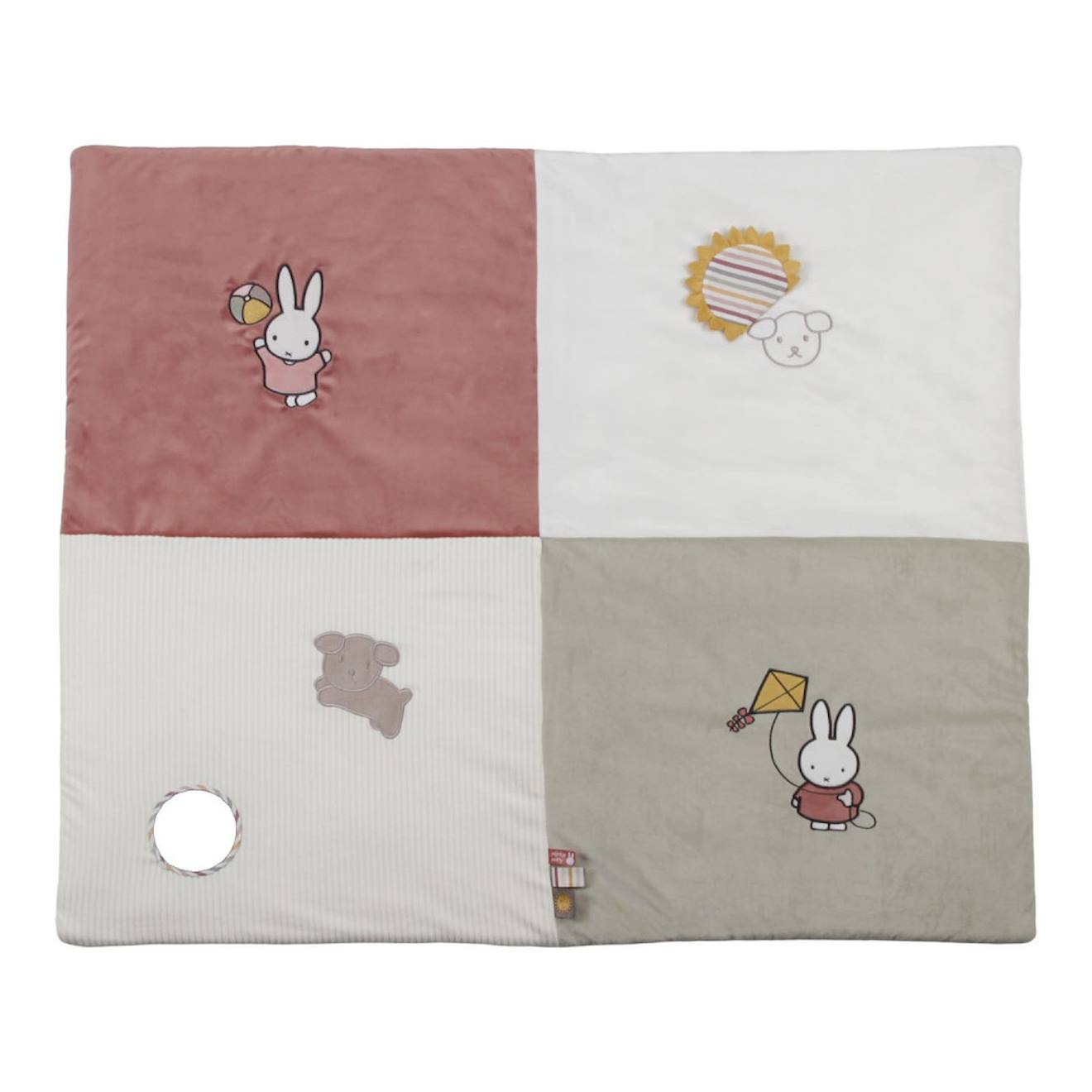 Tapis de jeux pour parc - fluffy rose