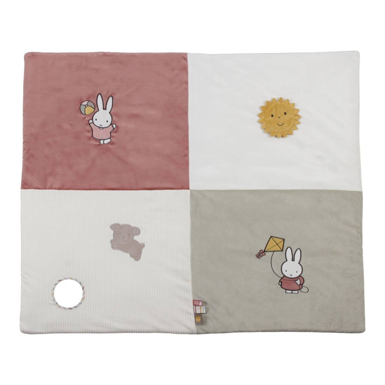 Tapis de jeux pour parc - fluffy rose