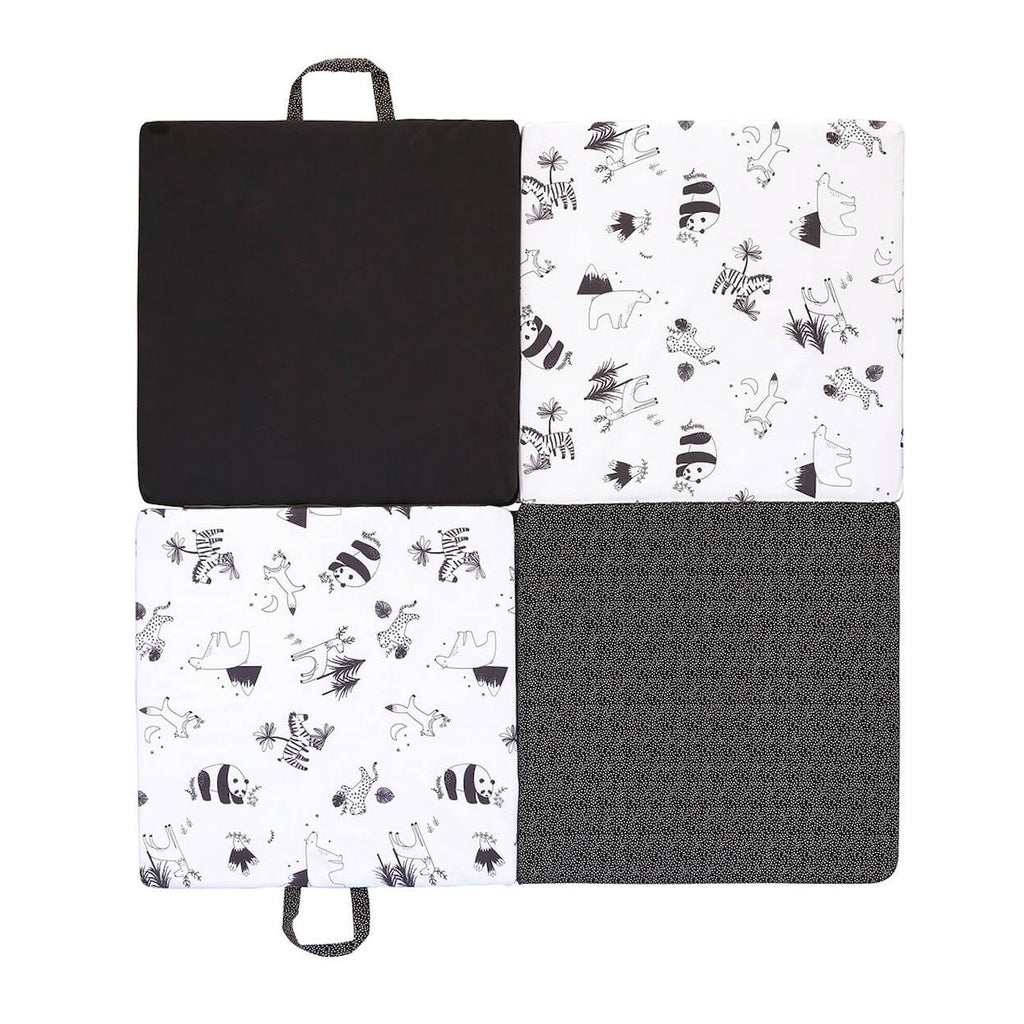Tapis de motricité évolutif 3 en 1 modèle black and white