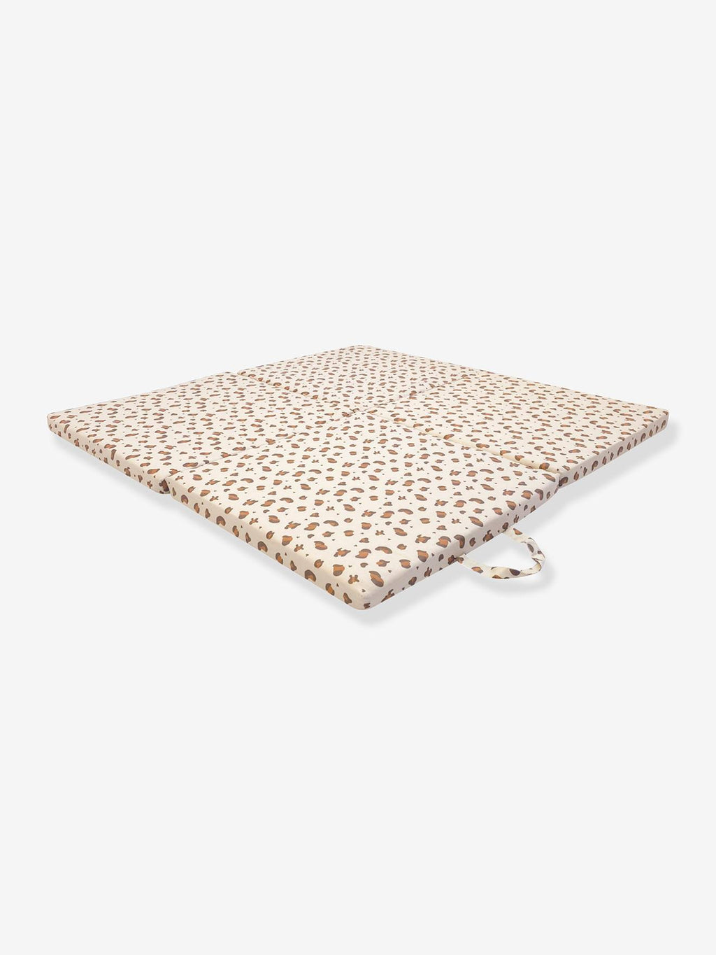 Tapis de motricité leopard beige imprimé