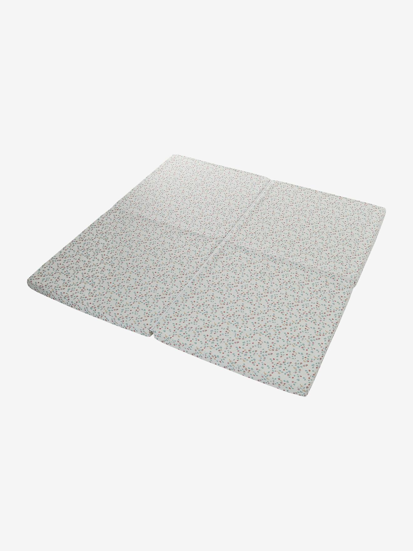 Tapis de motricité pliable et déhoussable pétales