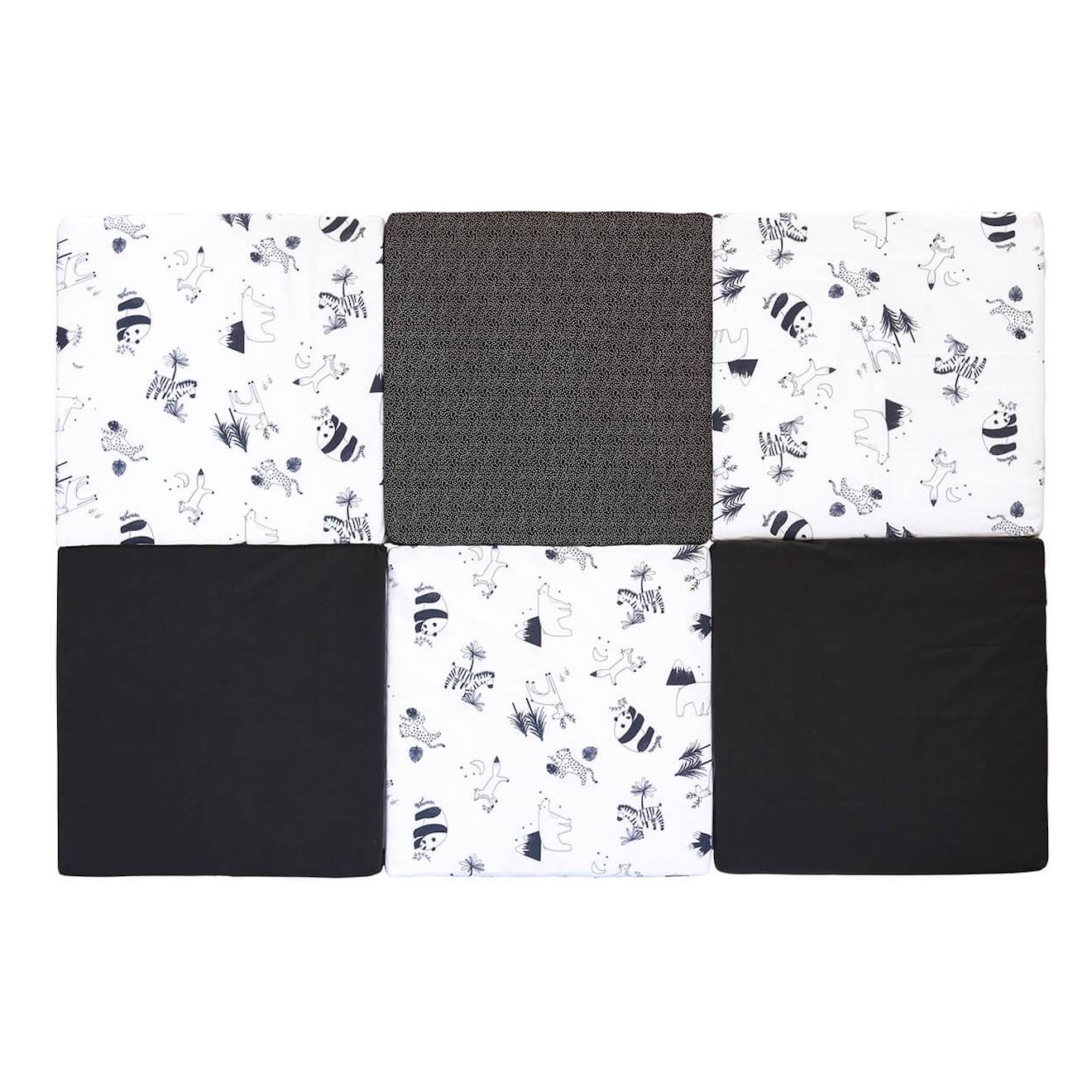 Tapis de motricité XL évolutif 5 en 1 modèle black and white