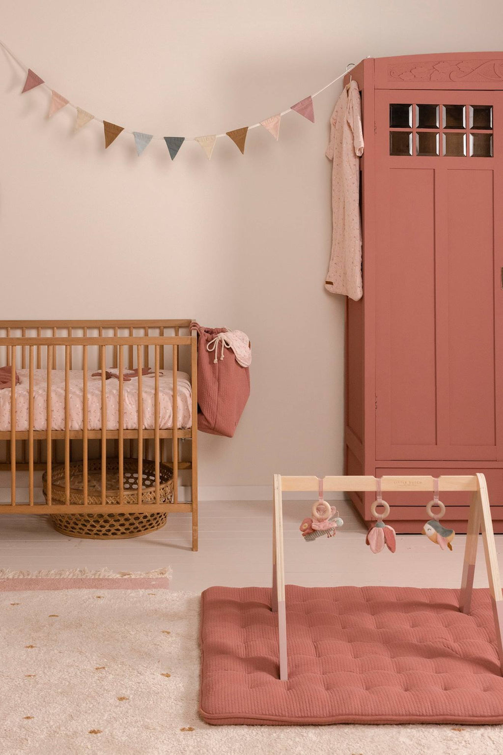 Tapis de parc pure pink blush rose