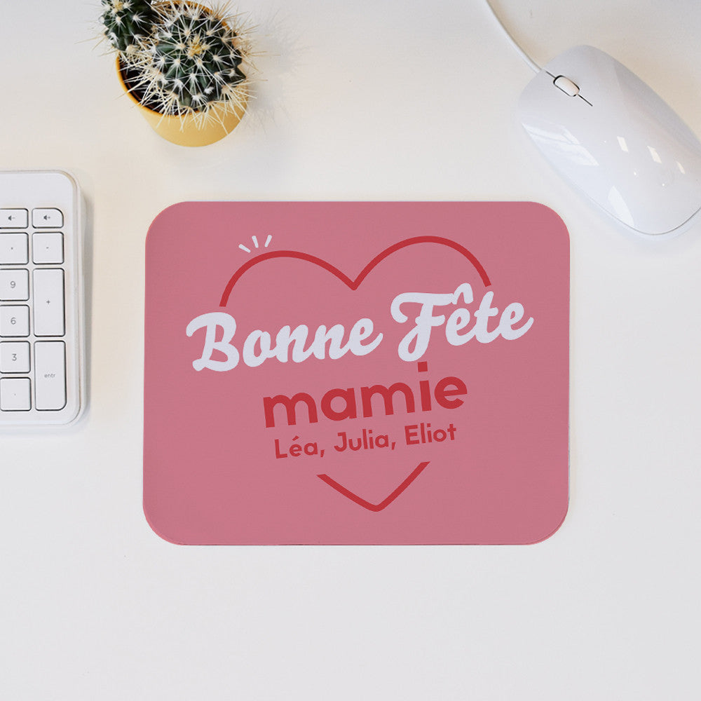 Tapis de Souris Bonne Fête à Personnaliser - Tapis de Souris Personnalisé