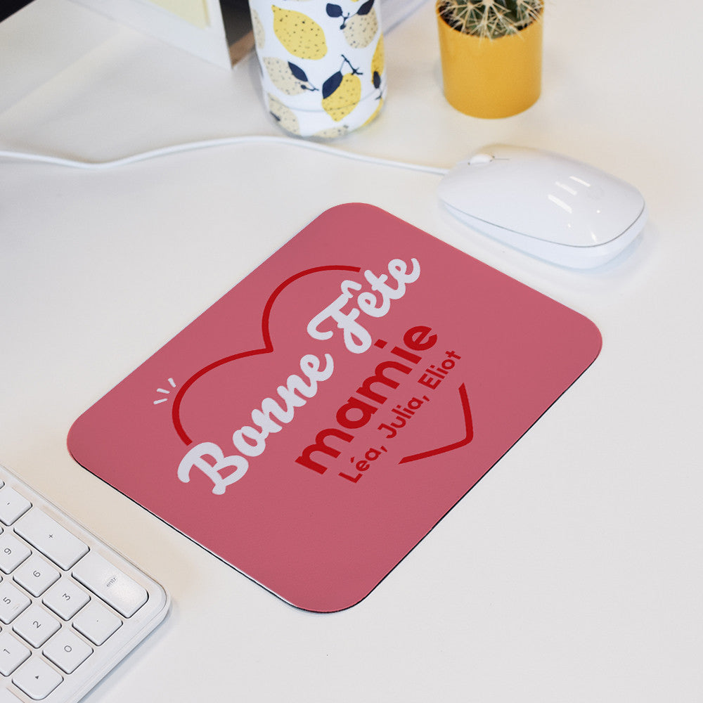 Tapis de Souris Bonne Fête à Personnaliser - Tapis de Souris Personnalisé