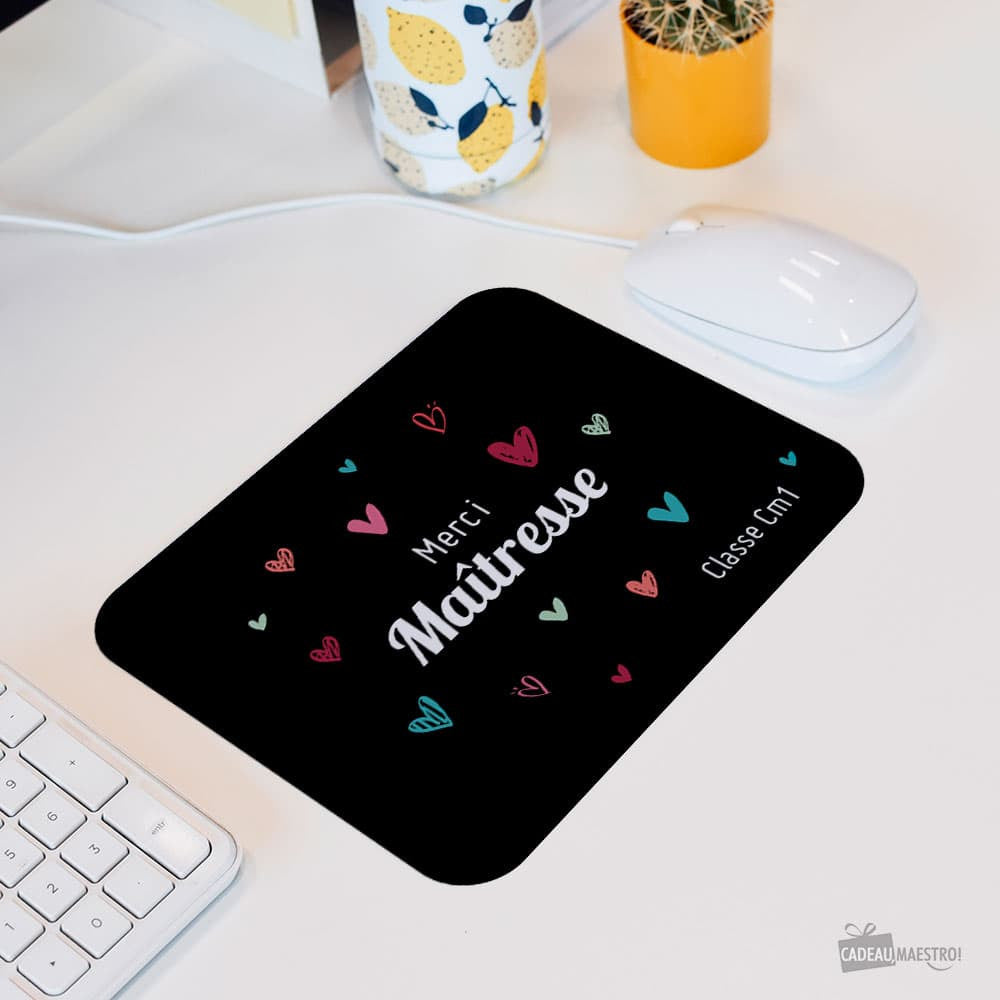 Tapis de Souris Maîtresse à Personnaliser - Tapis de Souris Personnalisé