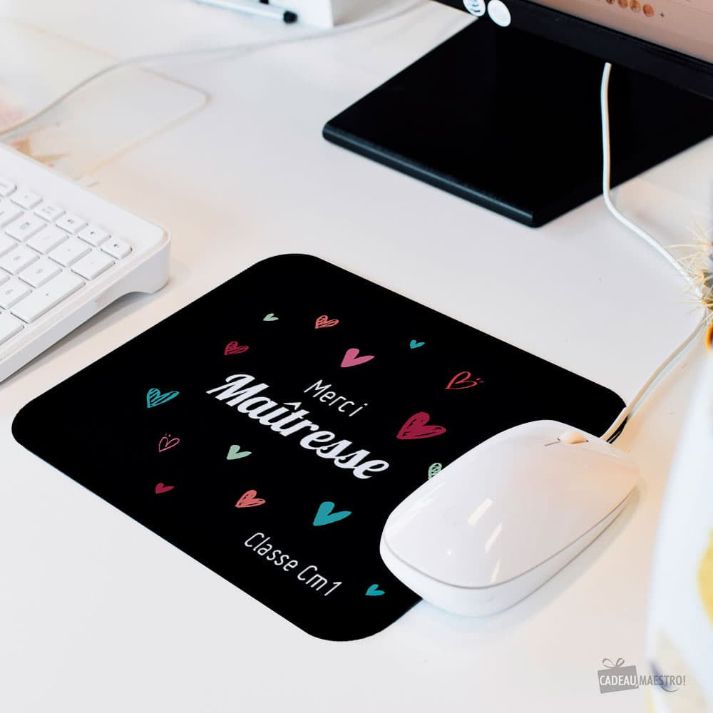 Tapis de Souris Maîtresse à Personnaliser - Tapis de Souris Personnalisé