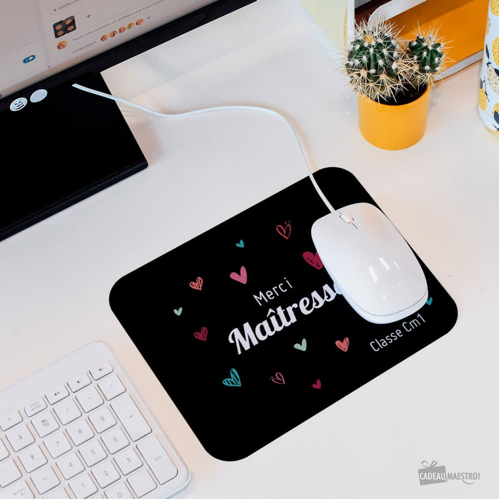 Tapis de Souris Maîtresse à Personnaliser - Tapis de Souris Personnalisé