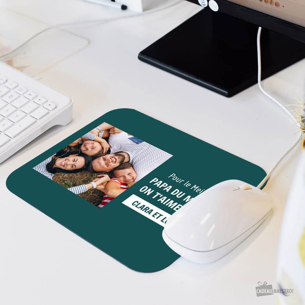 Tapis de Souris Photo Meilleur(e) à Personnaliser - Tapis de Souris Personnalisé