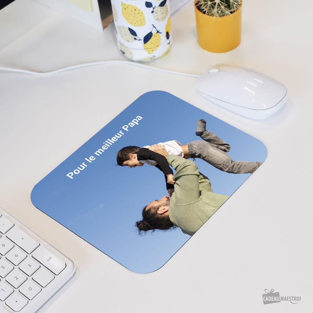 Tapis de Souris Photo à Personnaliser - Tapis de Souris Personnalisé