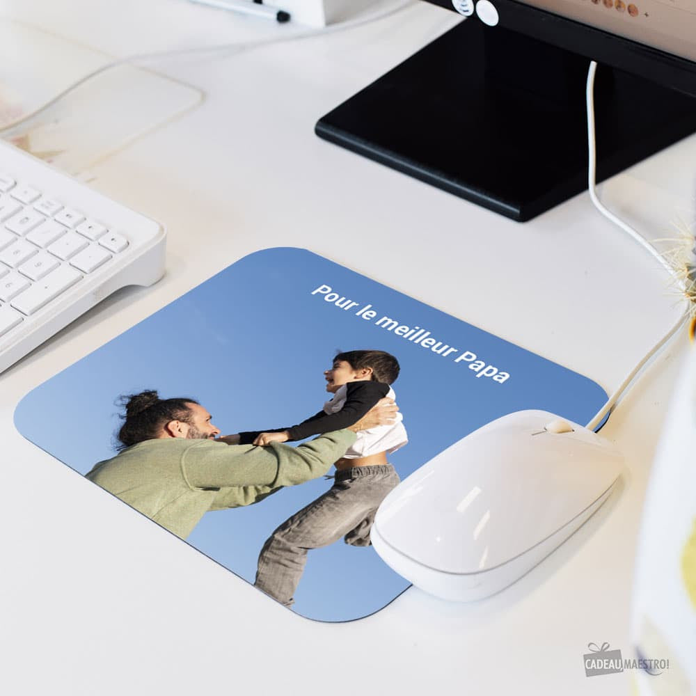 Tapis de Souris Photo à Personnaliser - Tapis de Souris Personnalisé