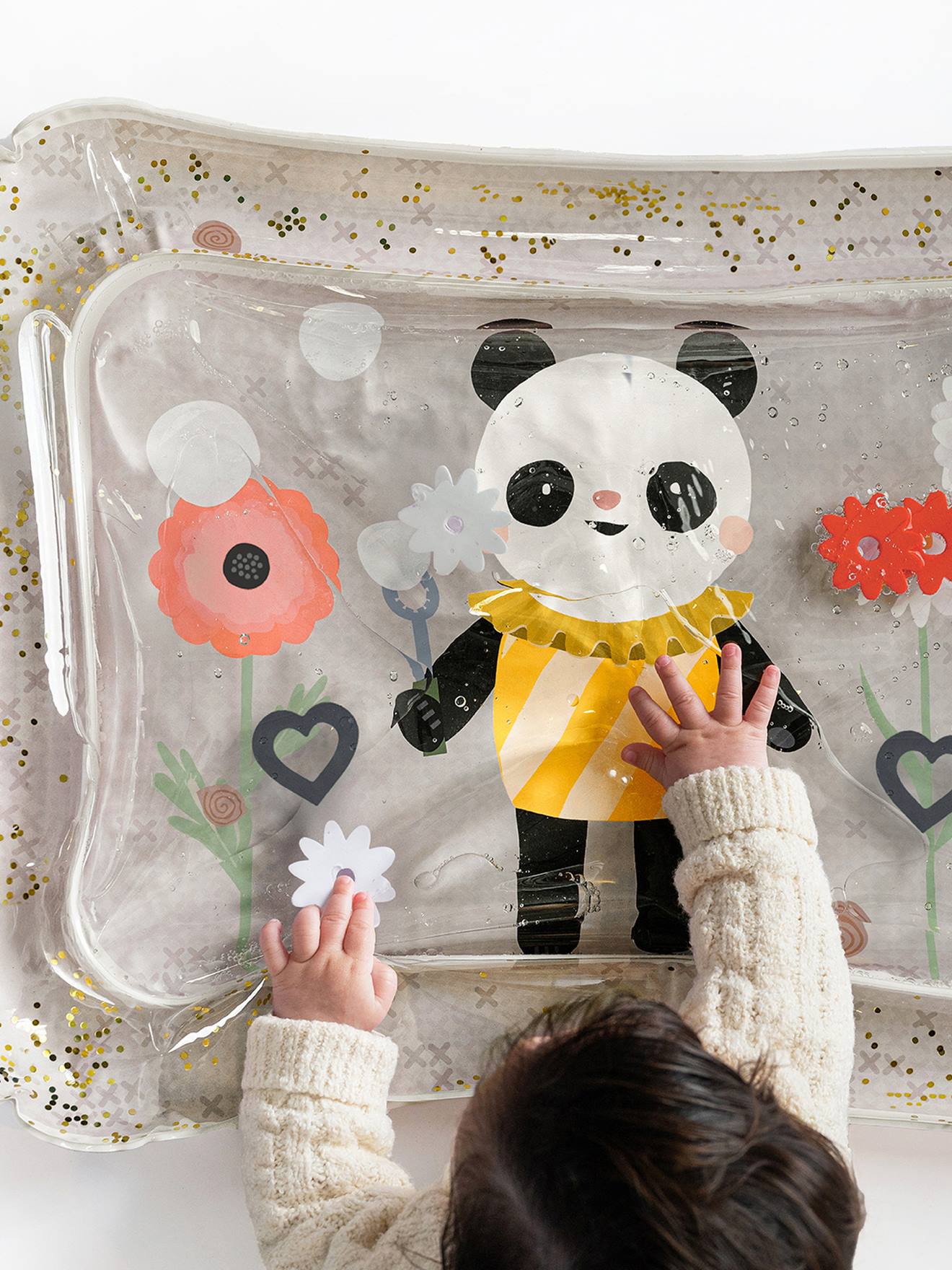 Tapis d'eau activité bébé multicolore