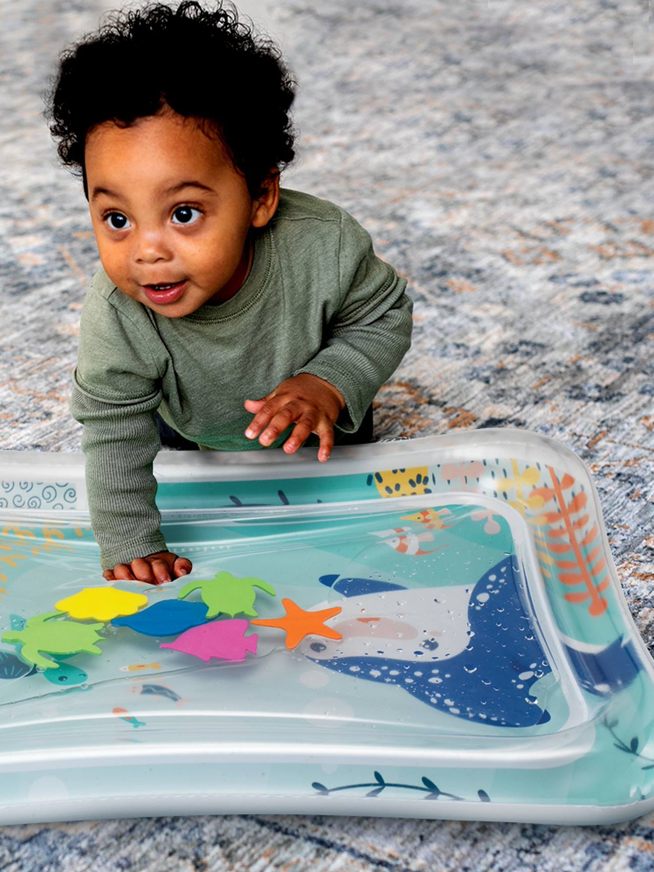 Tapis d'eau géant océan - multicolore