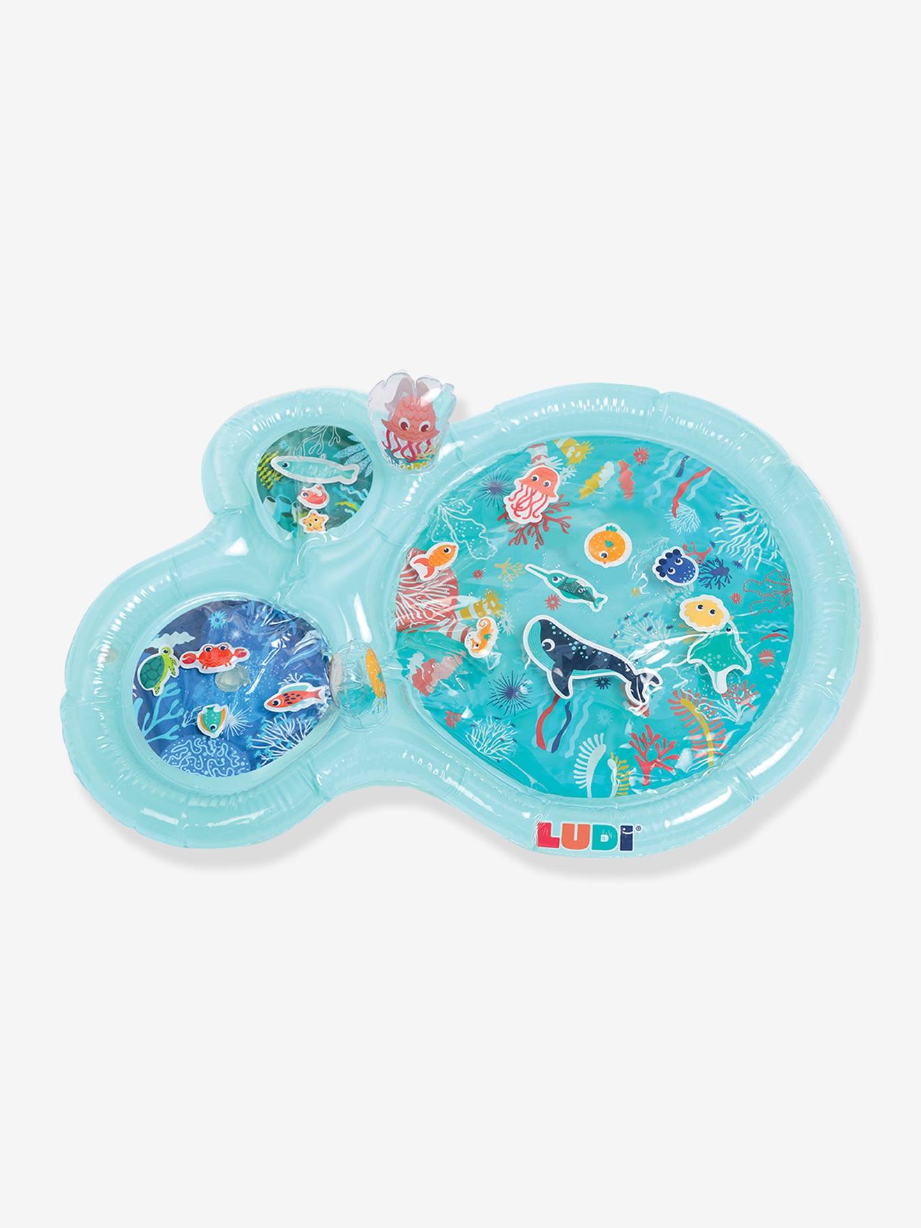 Tapis d'eau marin bleu