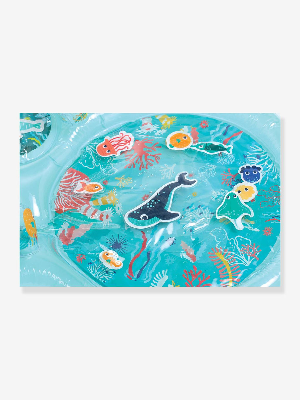 Tapis d'eau marin bleu
