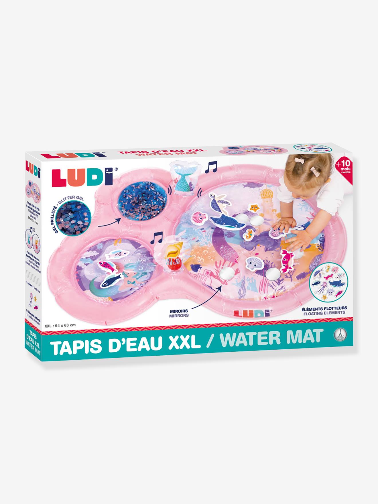 Tapis d'eau marin rose