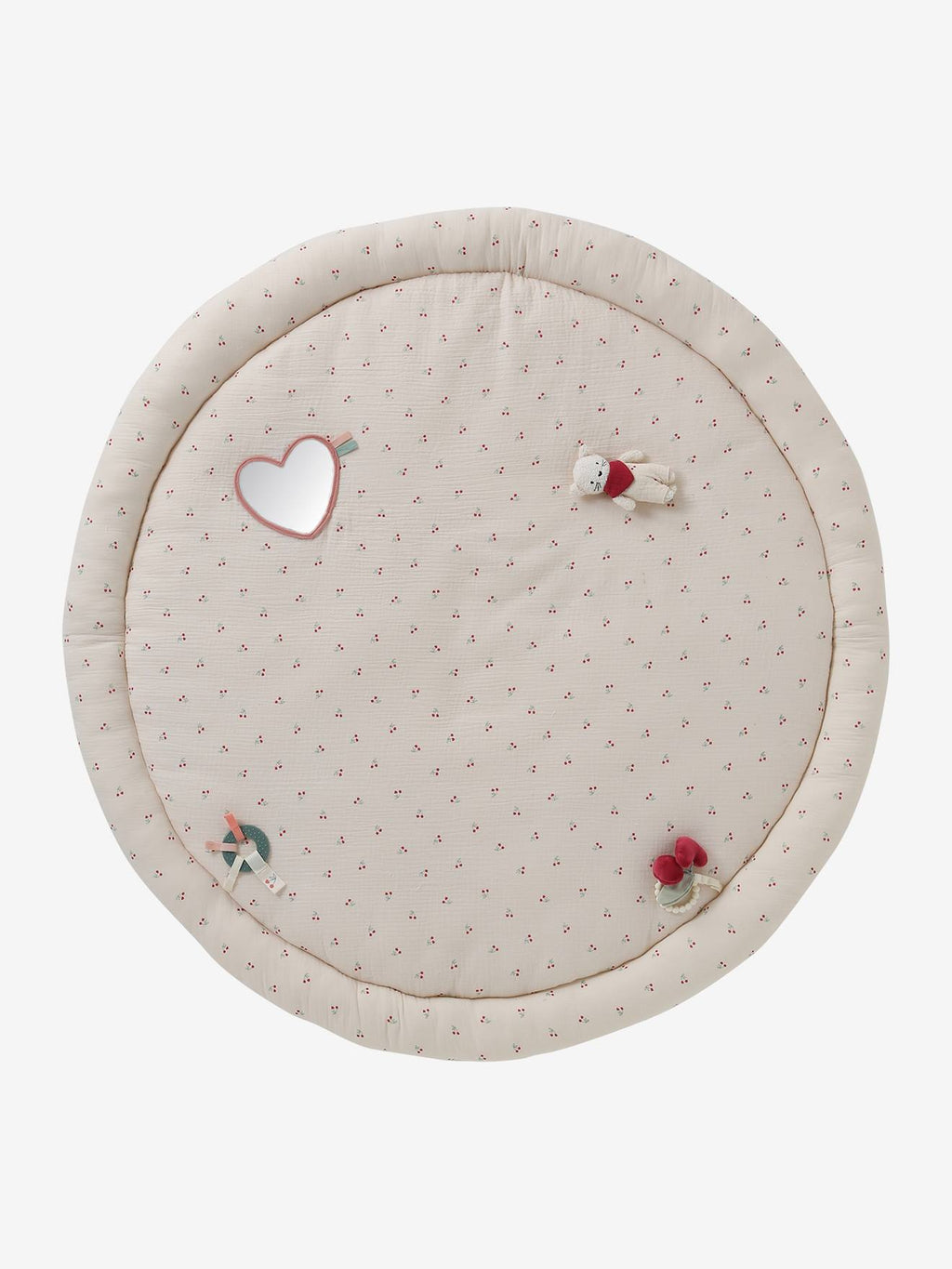 Tapis d'éveil avec arches et rebord cherry
