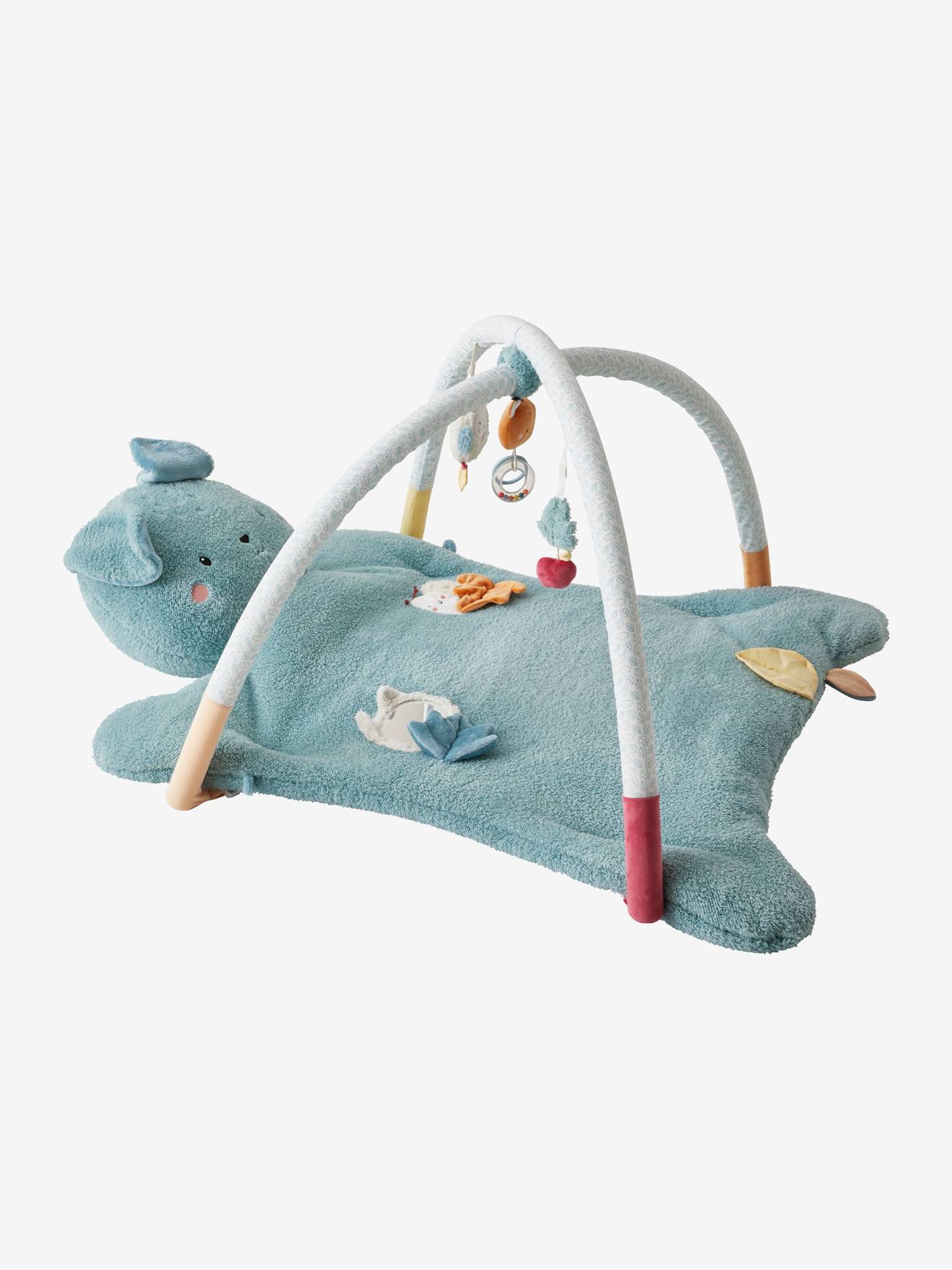 Tapis d'éveil avec arches les amis de la forêt vert