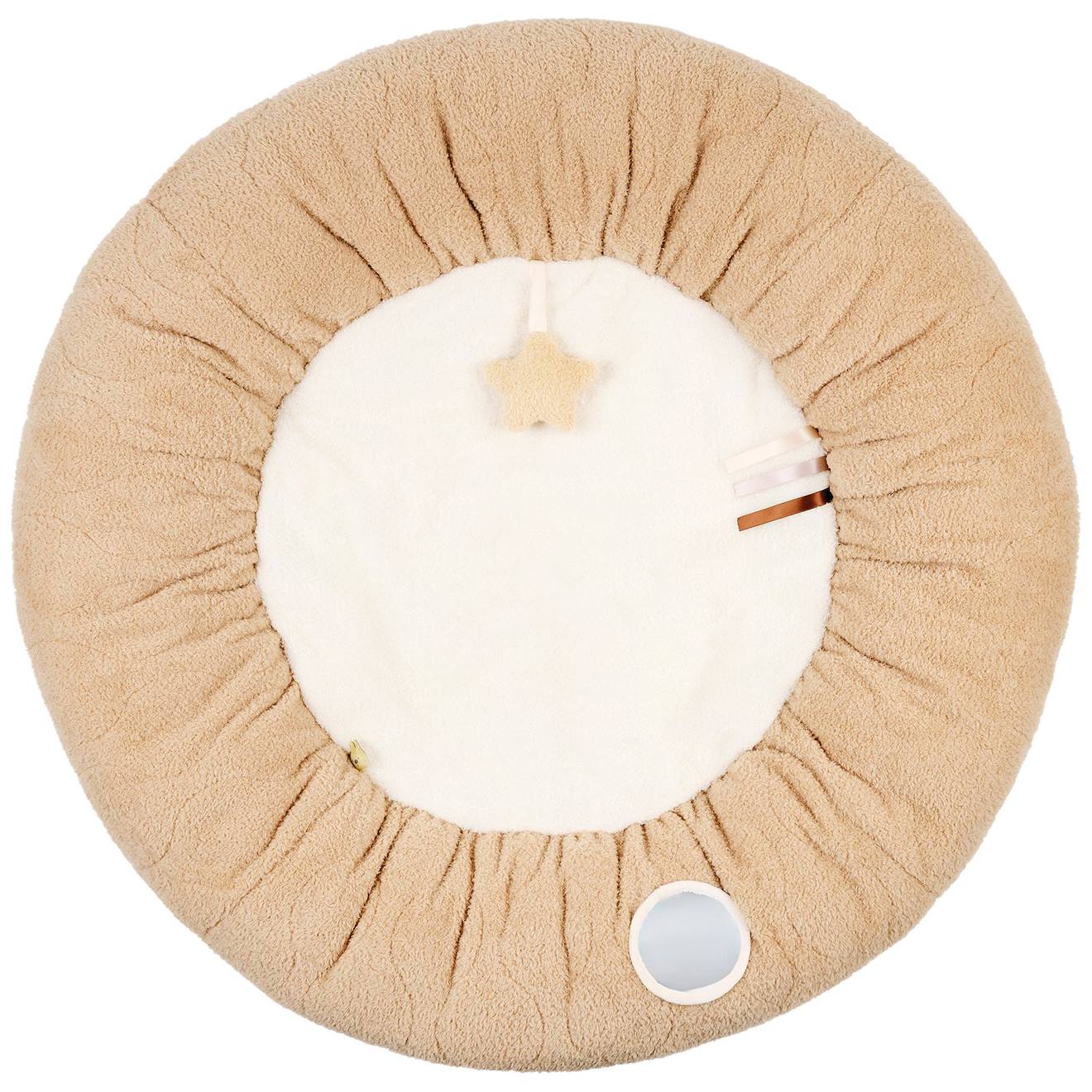 Tapis d'éveil avec arches mila, zoé et lana marron, écru, beige