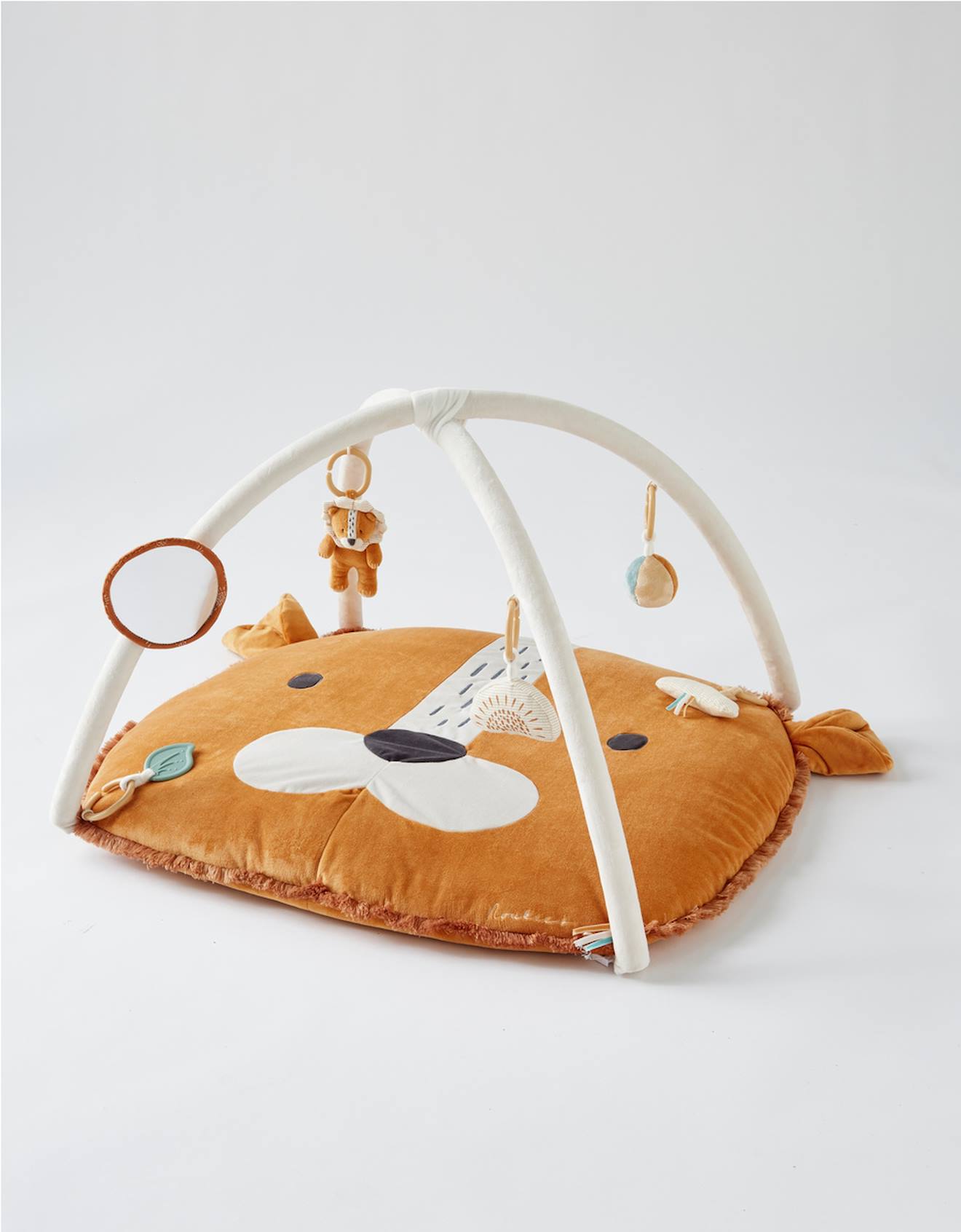 Tapis d'éveil babou en veloudoux marron