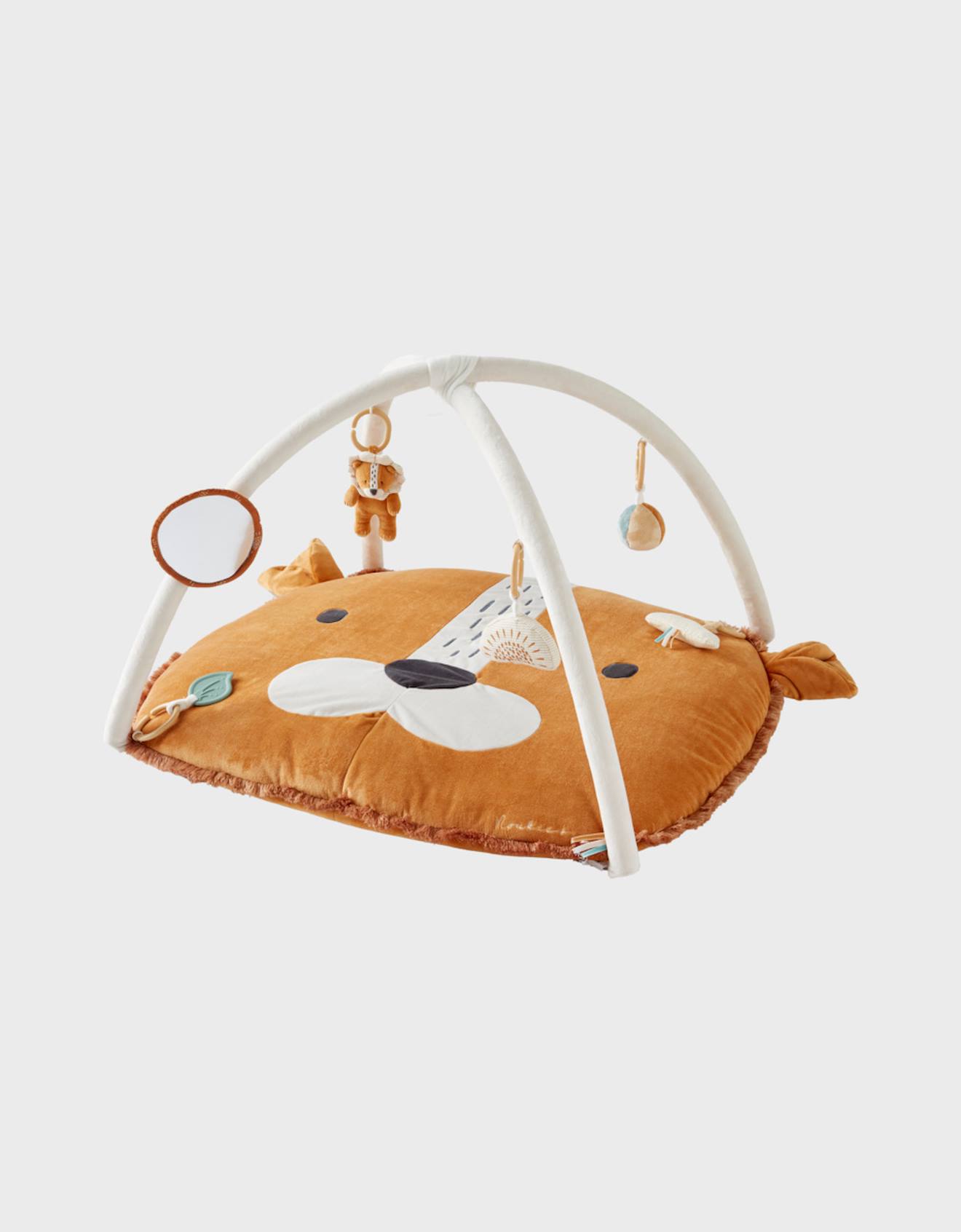 Tapis d'éveil babou en veloudoux marron