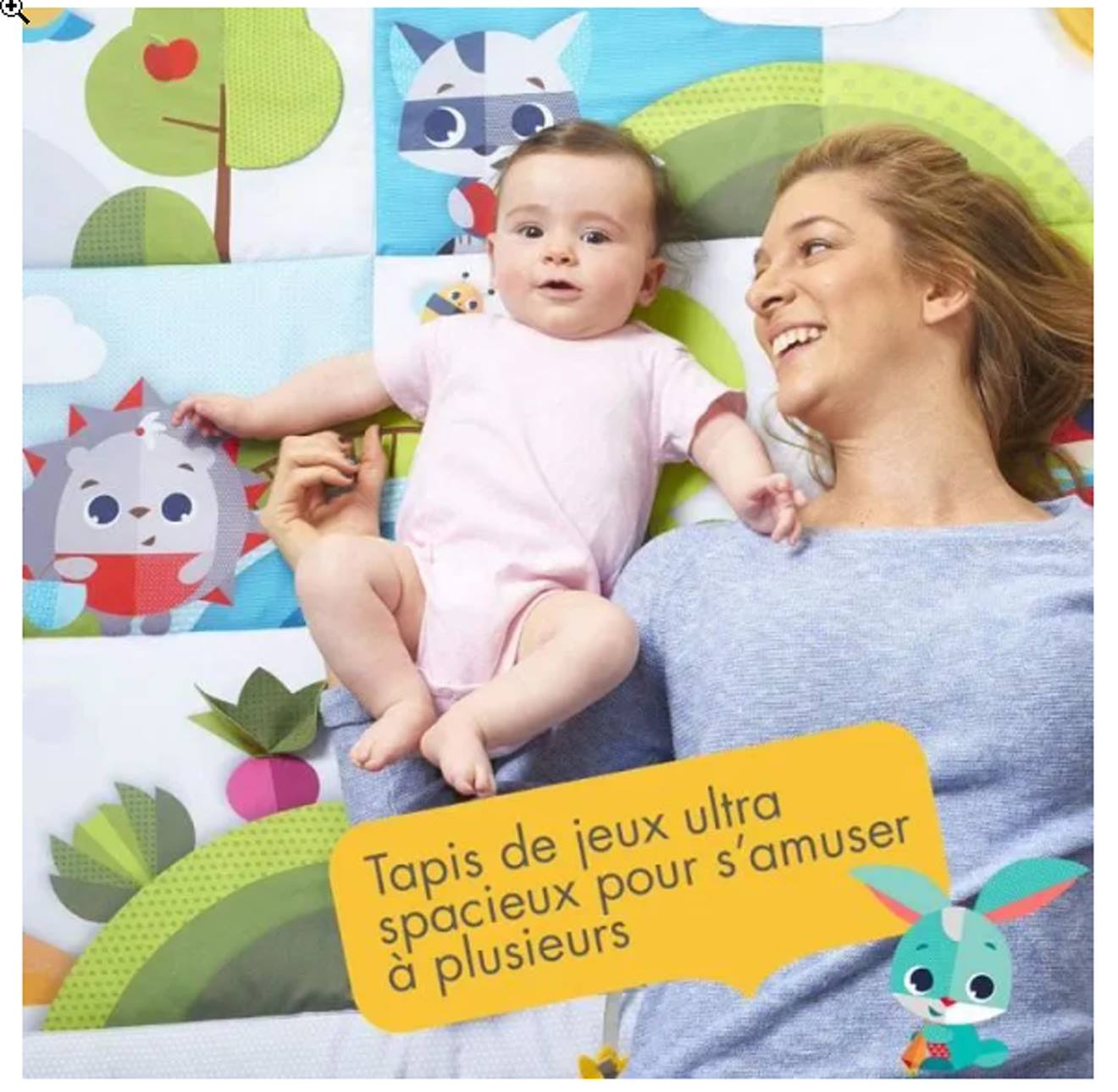 Tapis d'éveil bébé géant dans la prairie, 150x100cm meadow days