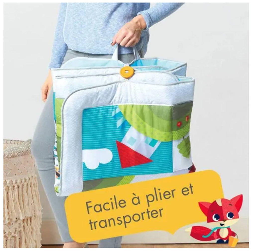Tapis d'éveil bébé géant dans la prairie, 150x100cm meadow days