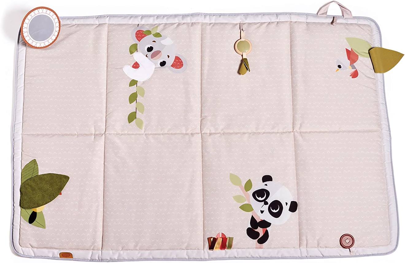 Tapis d'éveil bébé géant tiny love, dès la naissance, collection boho chic, 150 x 100 cm boho chic