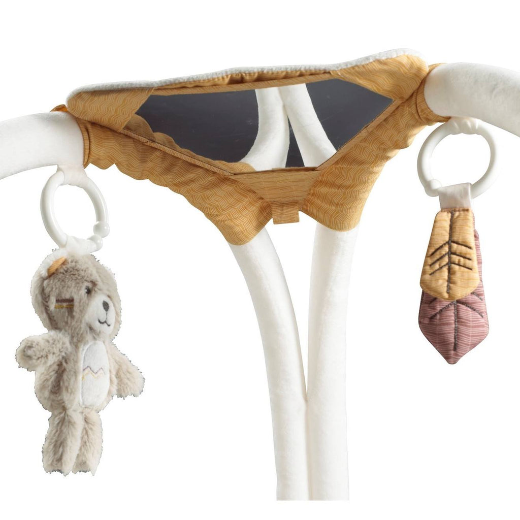 Tapis d'éveil bébé tipi en polyester - timouki beige
