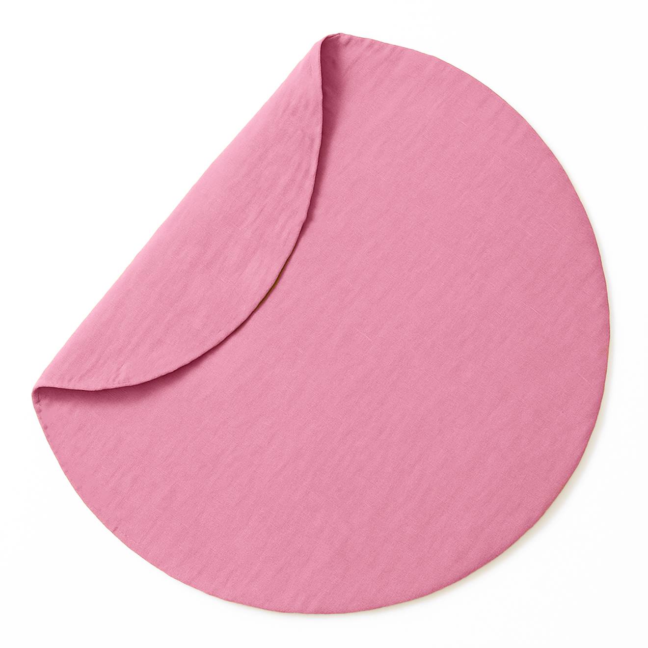 Tapis d'éveil en coton bio rose