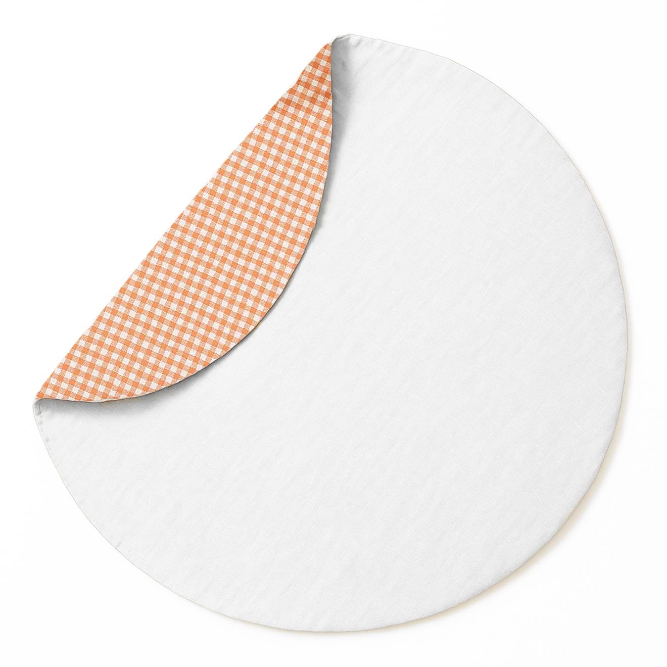 Tapis d'éveil en coton bio blanc