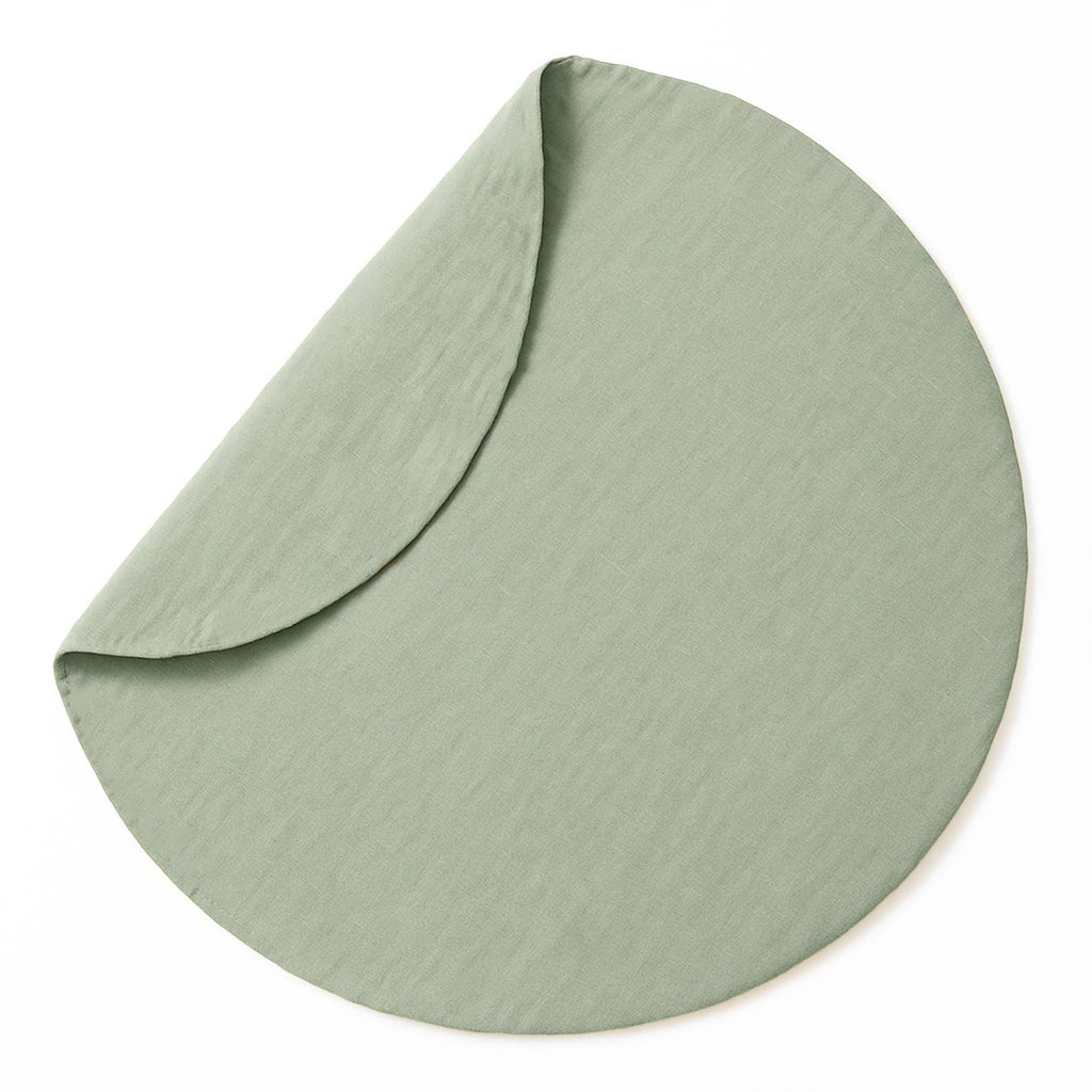 Tapis d'éveil en coton bio vert