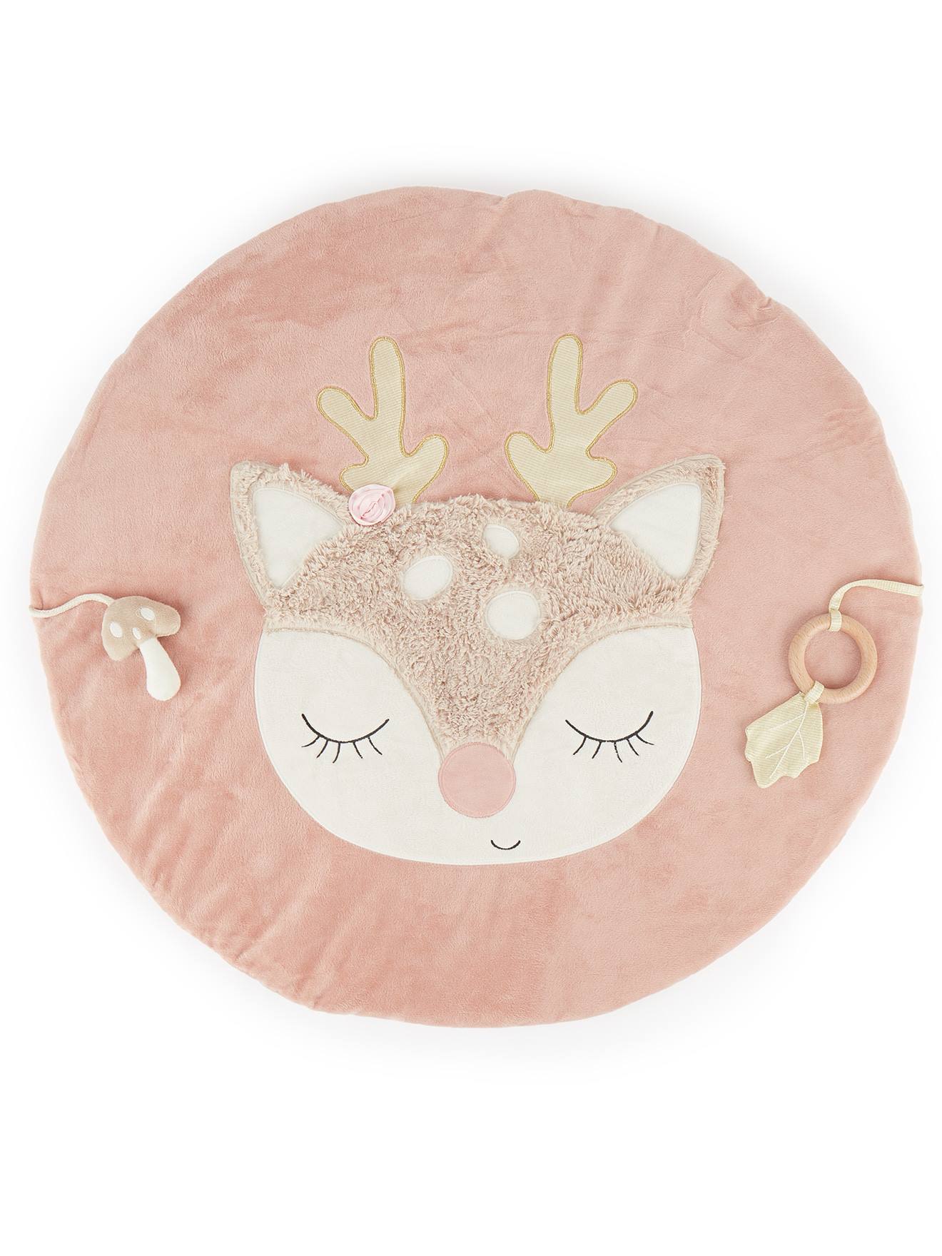 Tapis d'éveil faon ella, couverture bébé chevruil ella