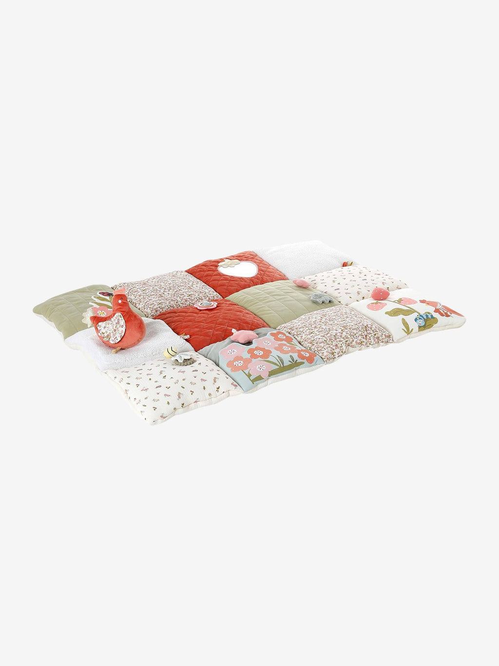 Tapis d'éveil moelleux et ludique cocotte