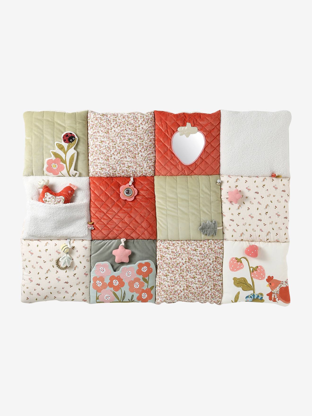 Tapis d'éveil moelleux et ludique cocotte