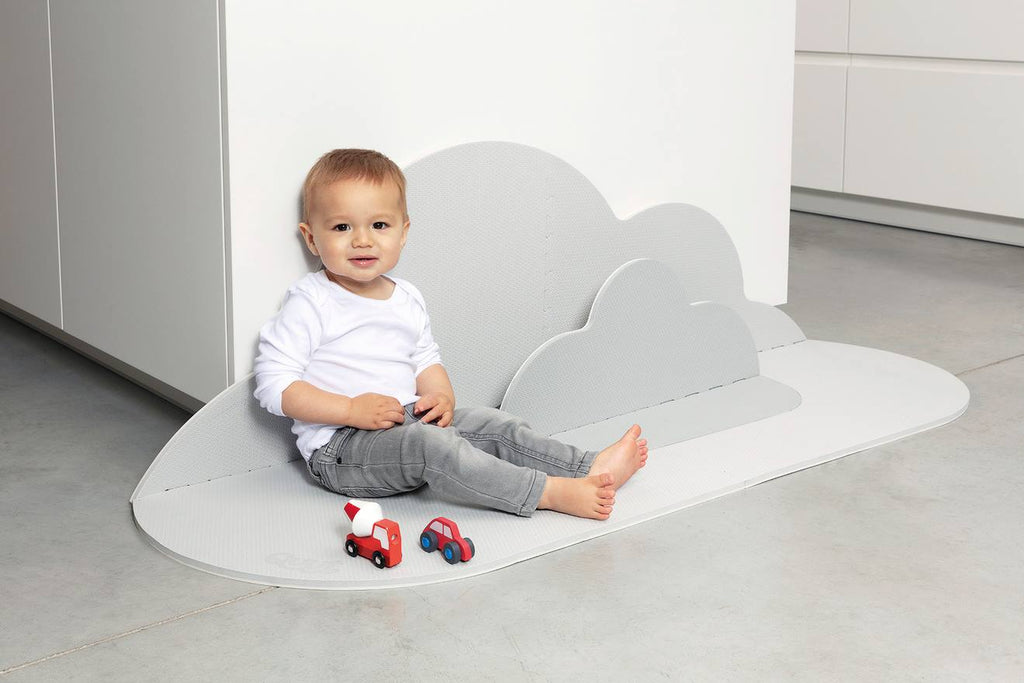 Tapis d'éveil nuage small - gris perle