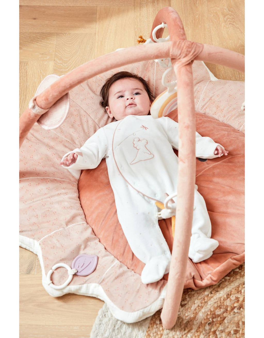 Tapis d'éveil popsie en veloudoux rose