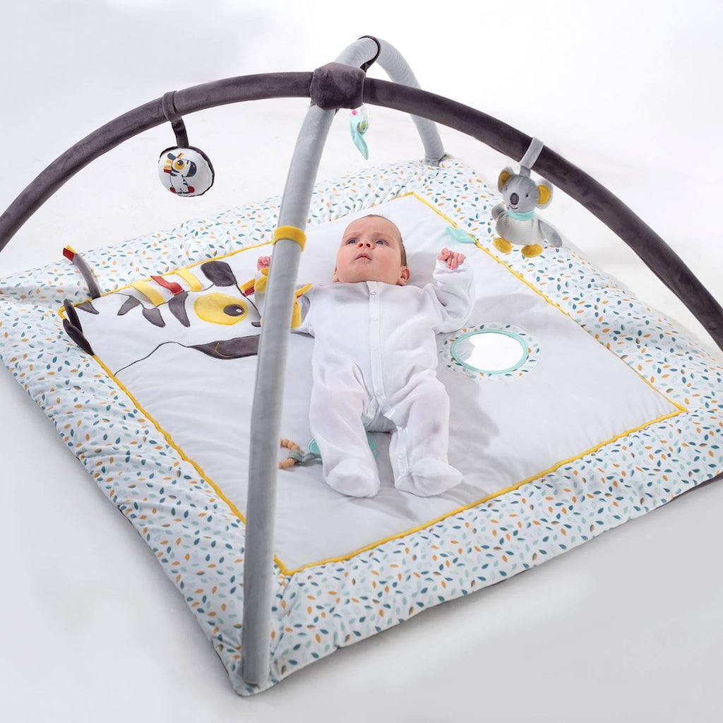 Tapis d'éveil pour bébé collection koala et sa tribu gris