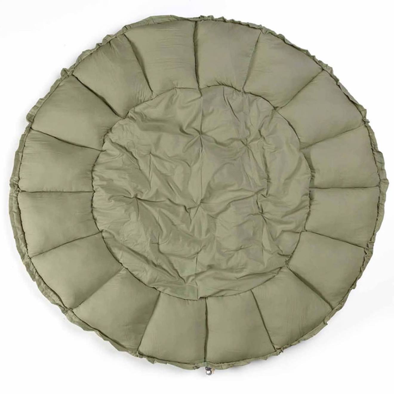 Tapis d'éveil & sac à jouets 3 en 1 bloom en coton vert