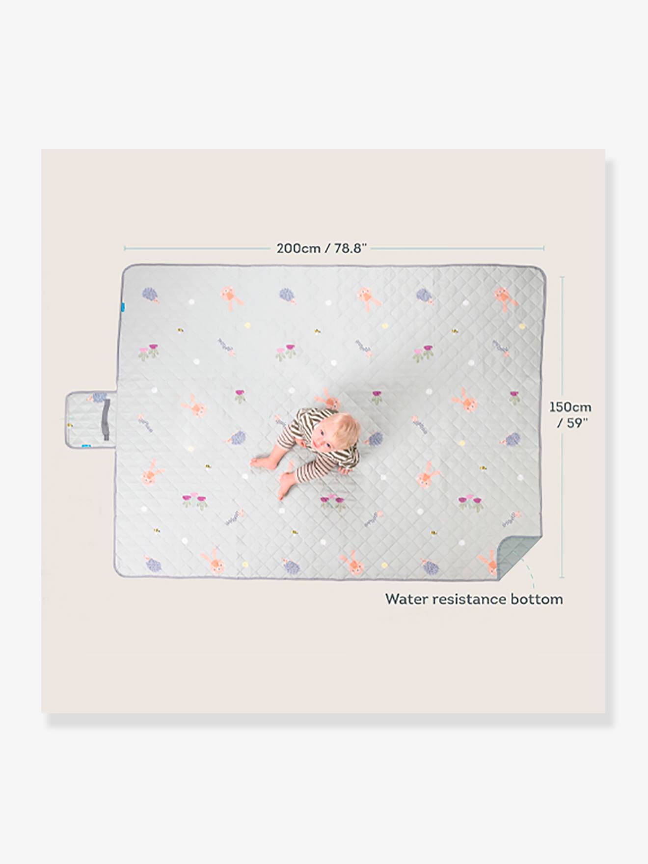 Tapis d'extérieur XL - multicolore
