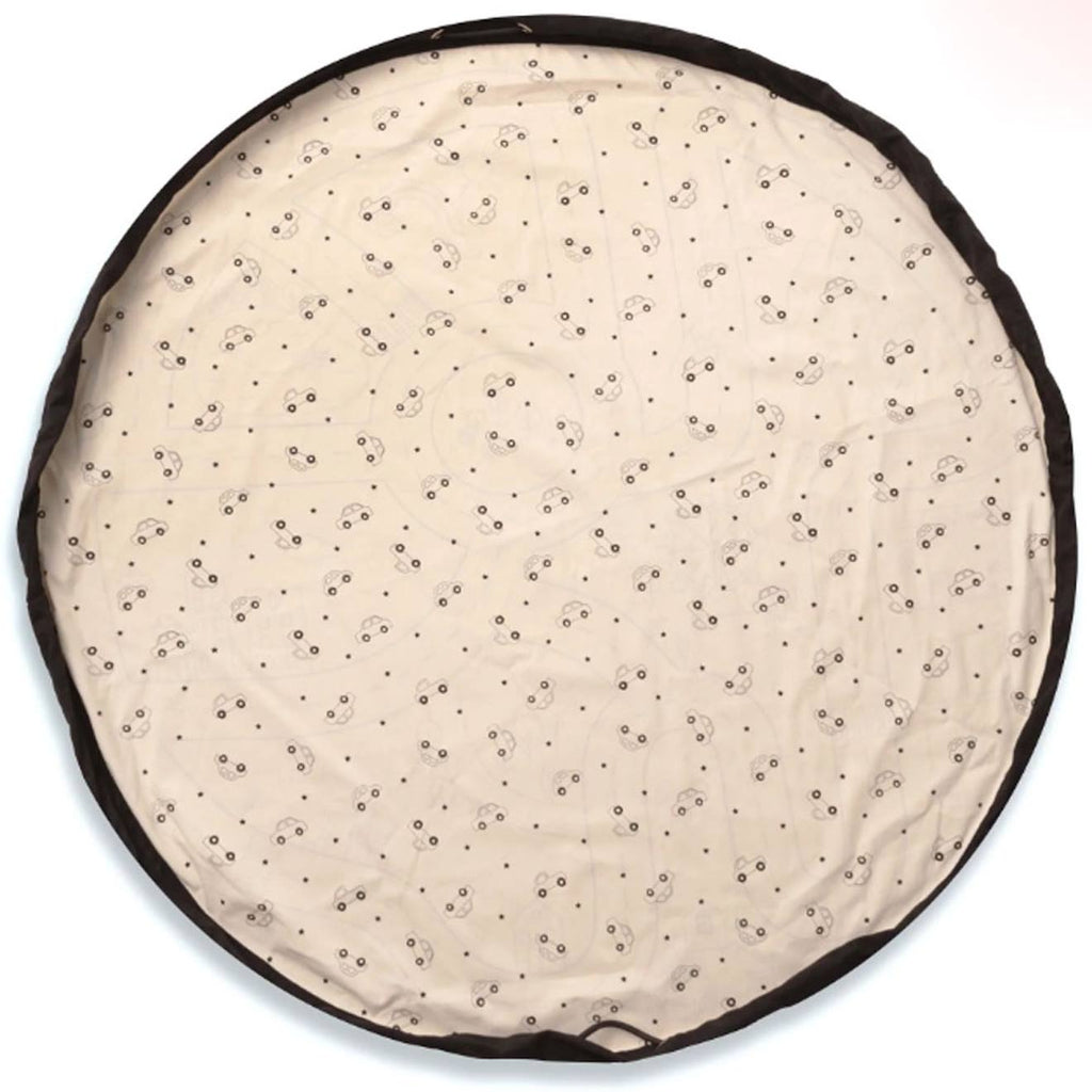 Tapis et sac de rangement playville beige
