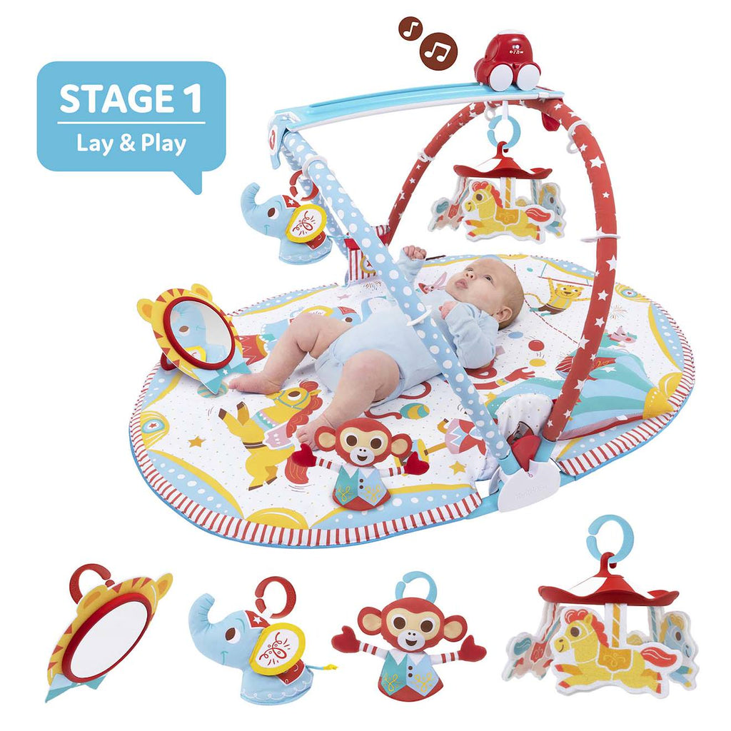 Tapis gymotion circus playland multicolor